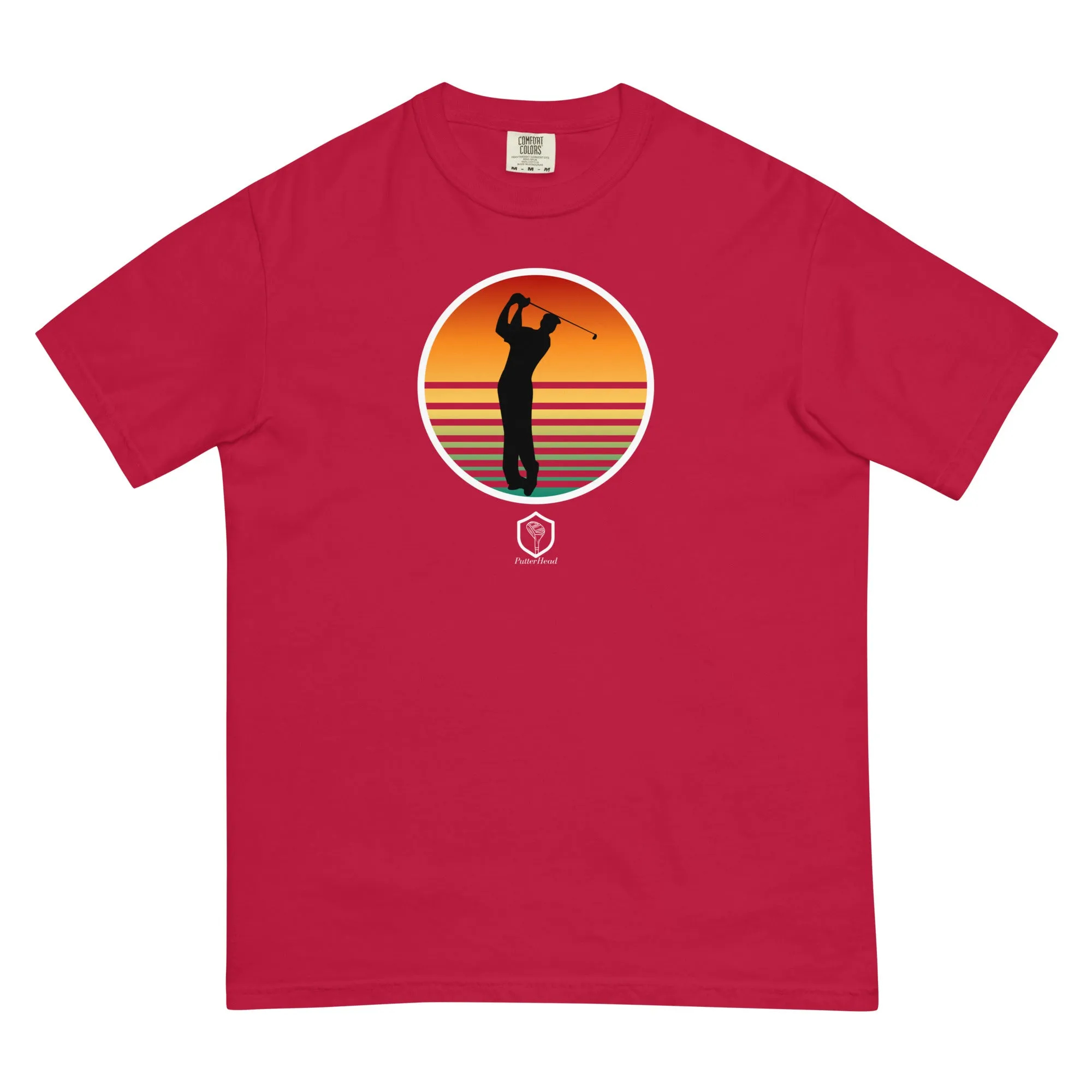 Sunset Golfer Men’s garment-dyed heavyweight t-shirt