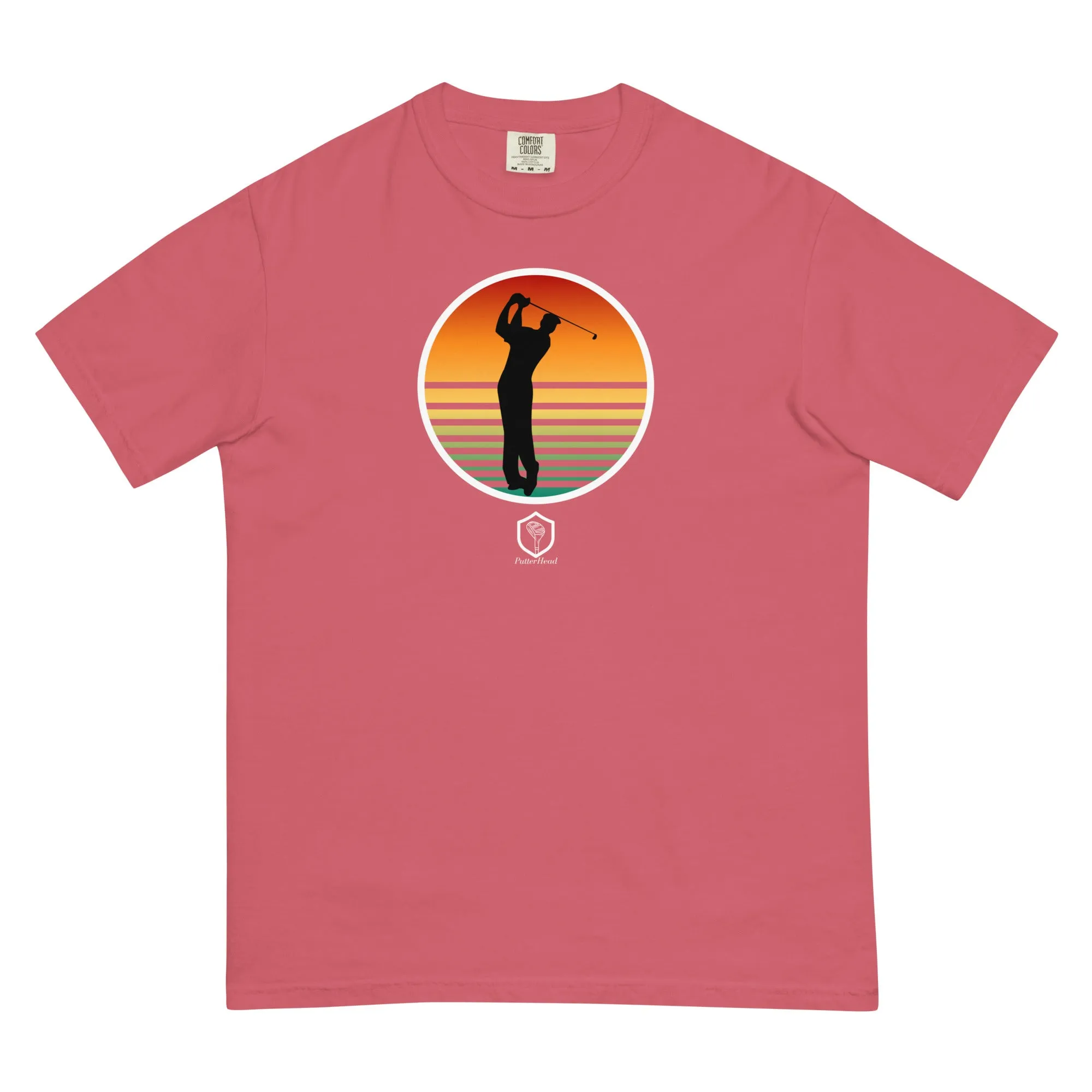 Sunset Golfer Men’s garment-dyed heavyweight t-shirt