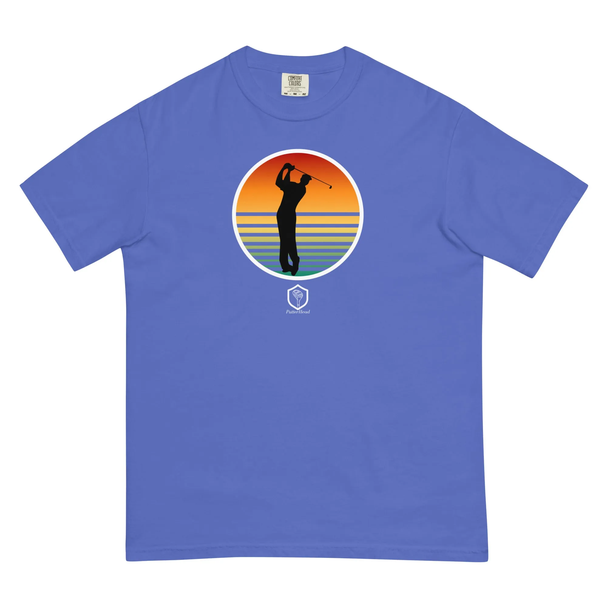 Sunset Golfer Men’s garment-dyed heavyweight t-shirt