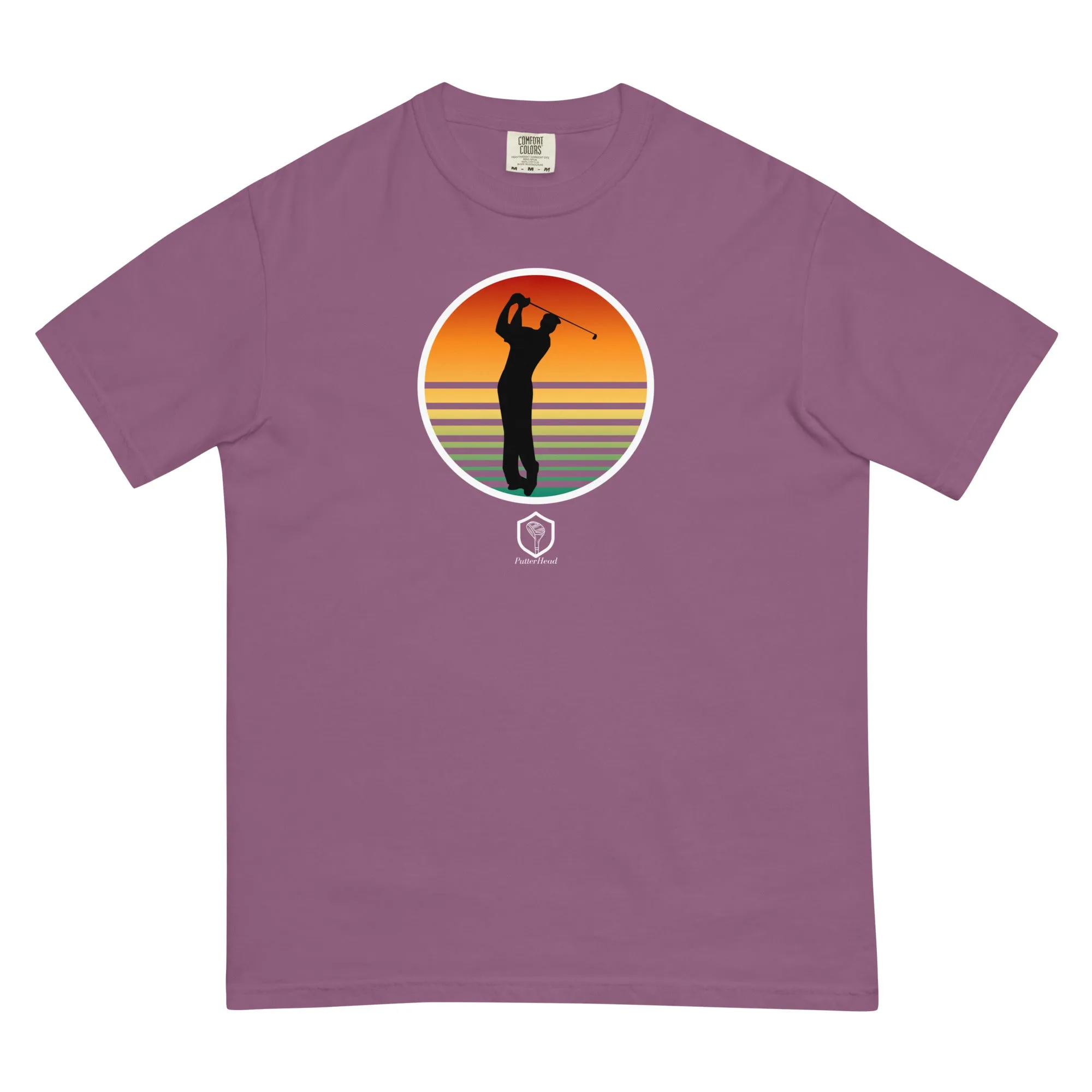 Sunset Golfer Men’s garment-dyed heavyweight t-shirt