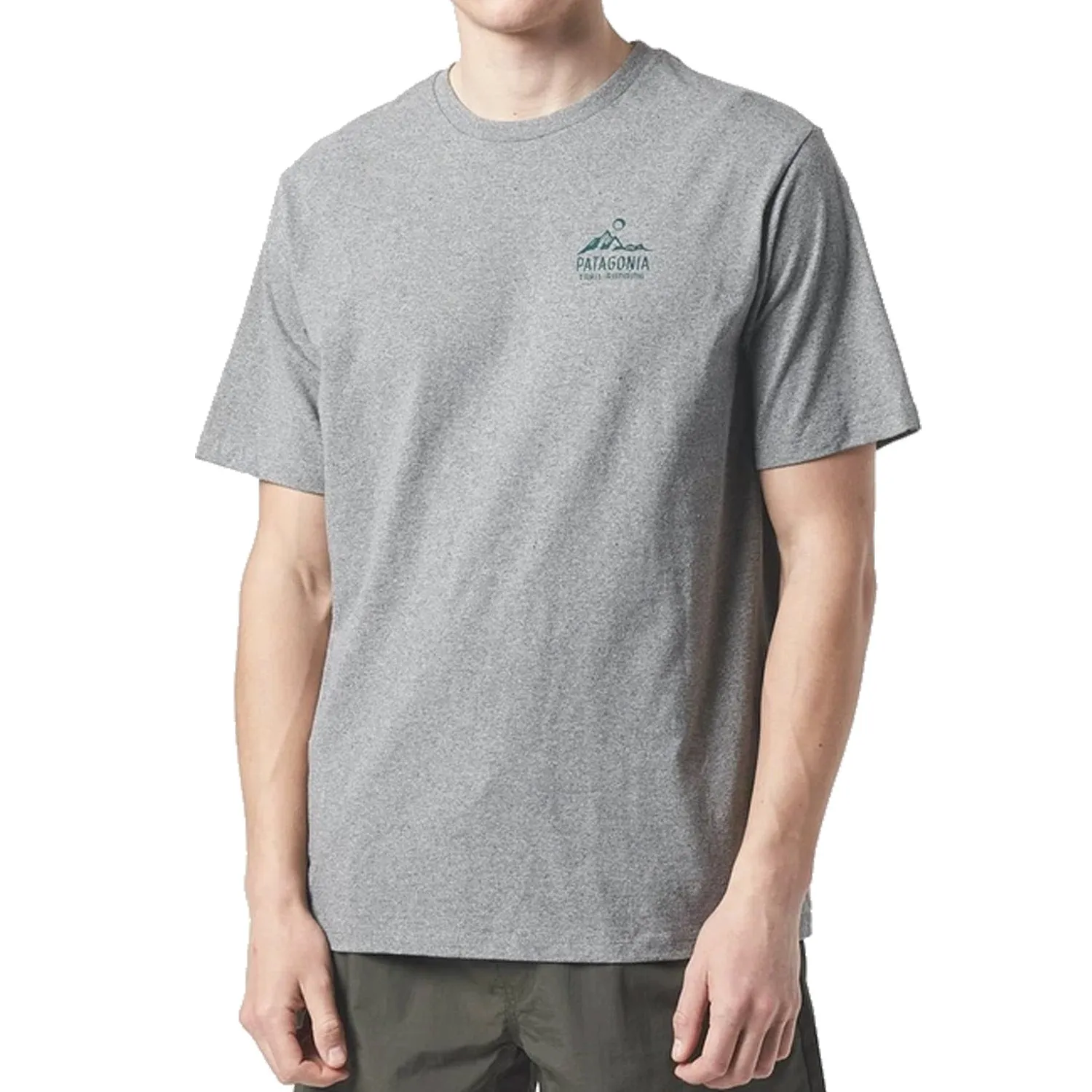 T-Shirt Patagonia Ridgeline Runner Responsibili - Grigio