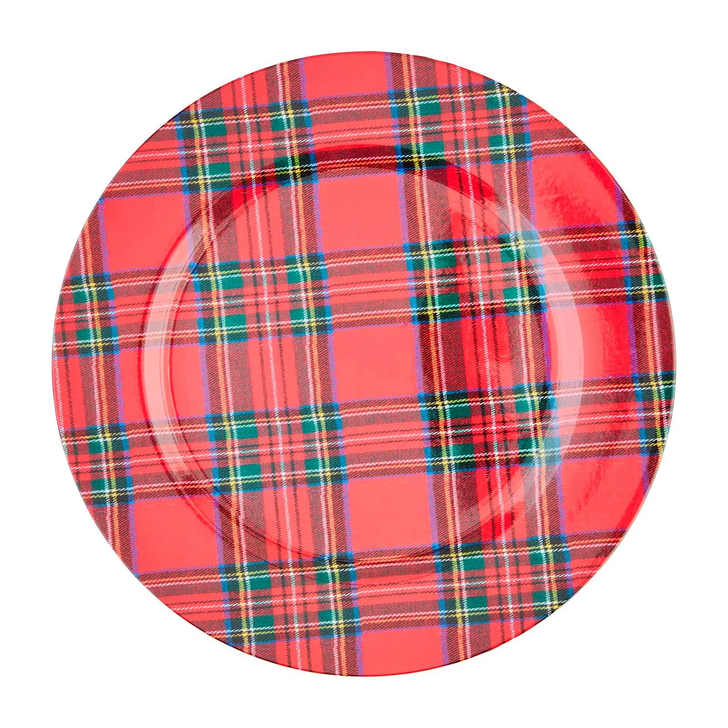 Tartan Charger Plate by Mud Pie