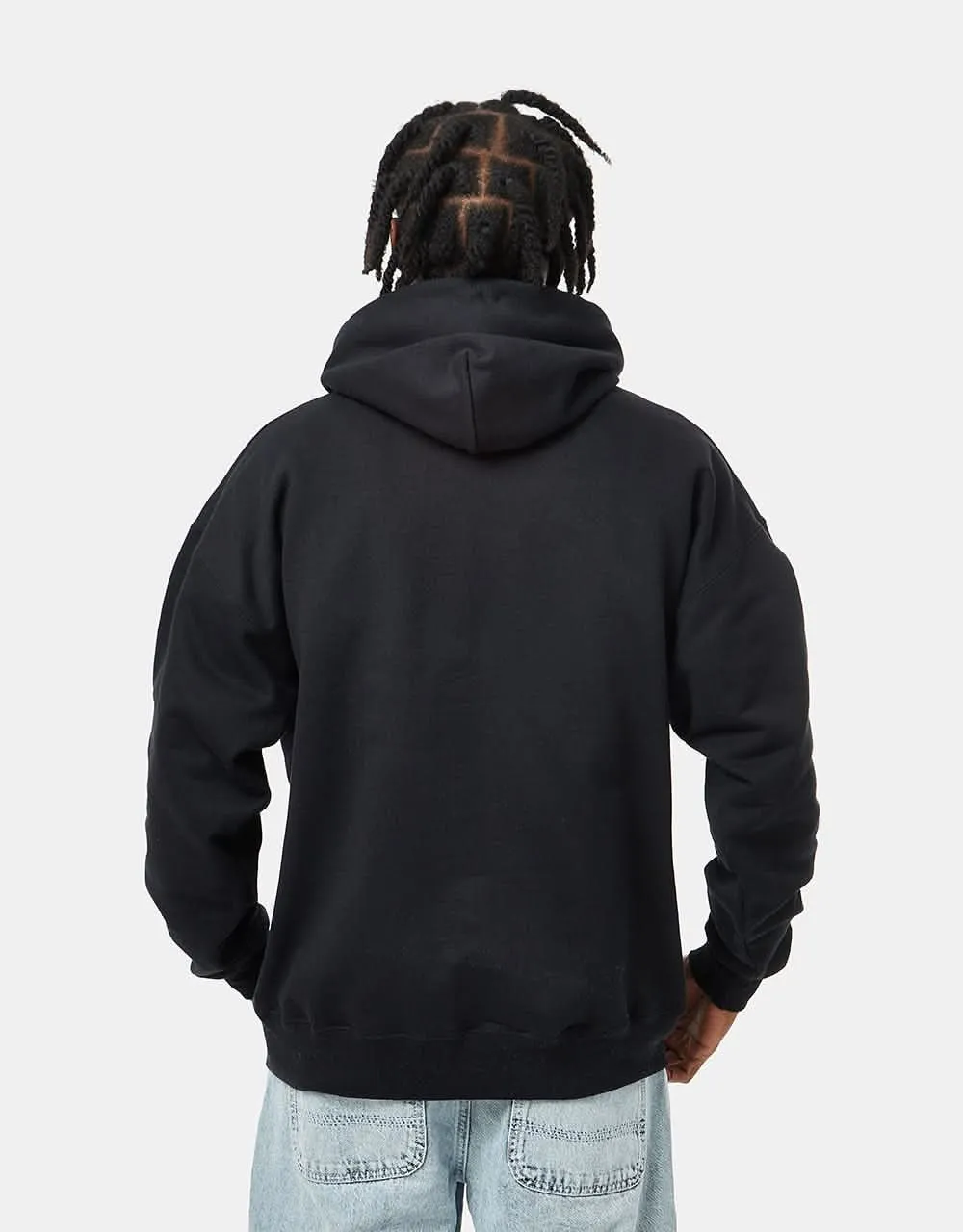 Thrasher Outlined Pullover Hoodie - Black/Green