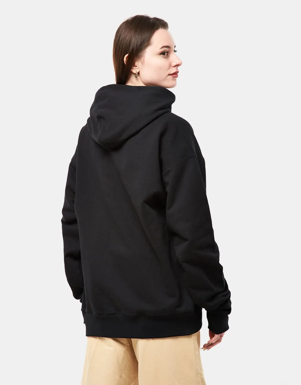 Thrasher Outlined Pullover Hoodie - Black/Green