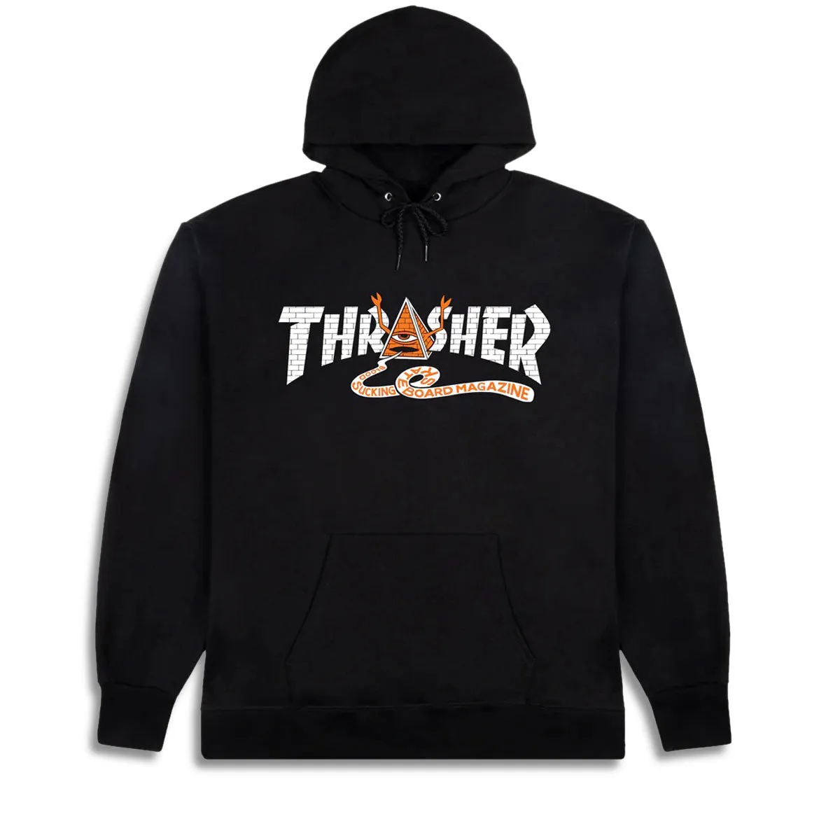 Thrasher x Toy Machine Pyramid Hoodie - Black