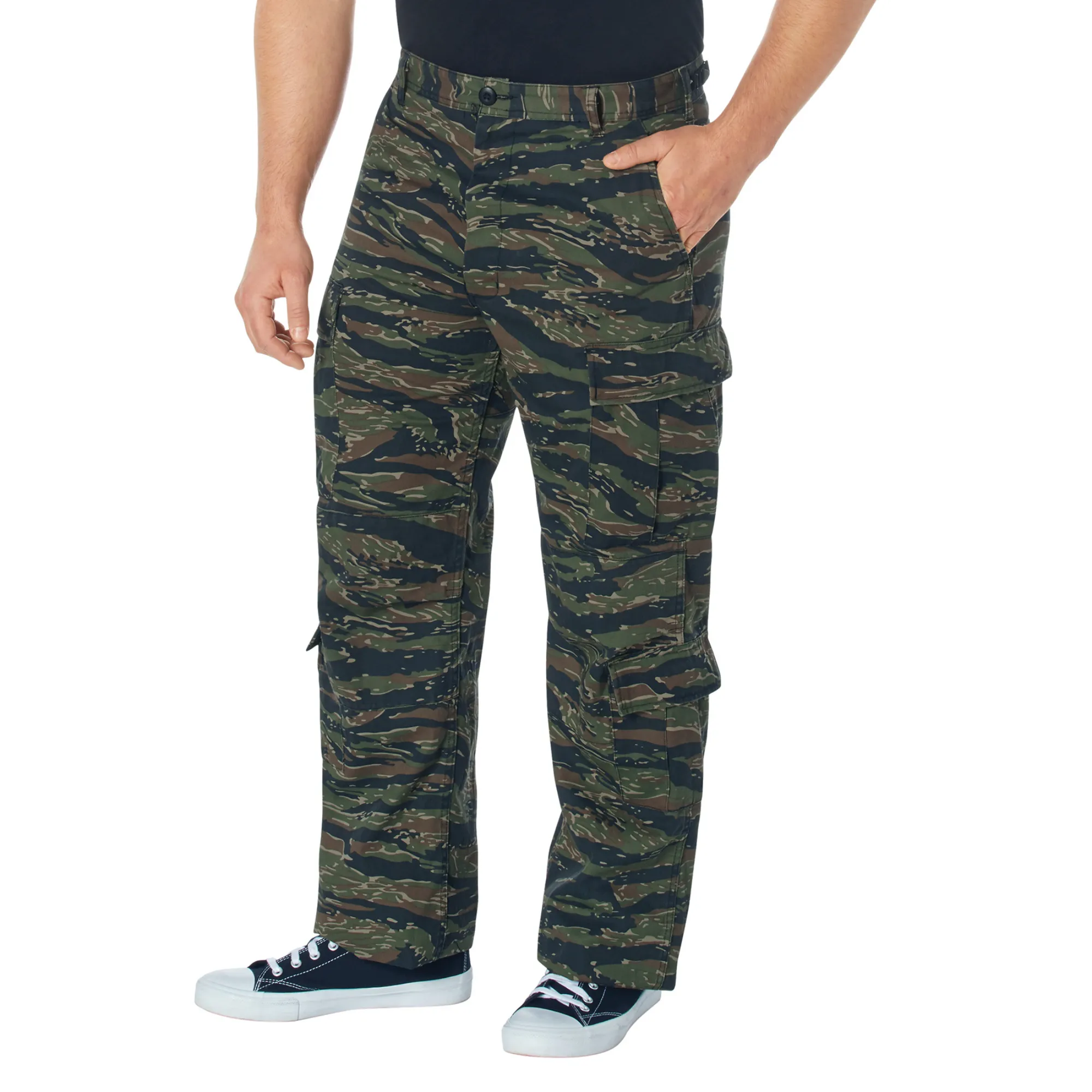 Tiger Stripe Camouflage - Military Vintage Paratrooper Fatigues