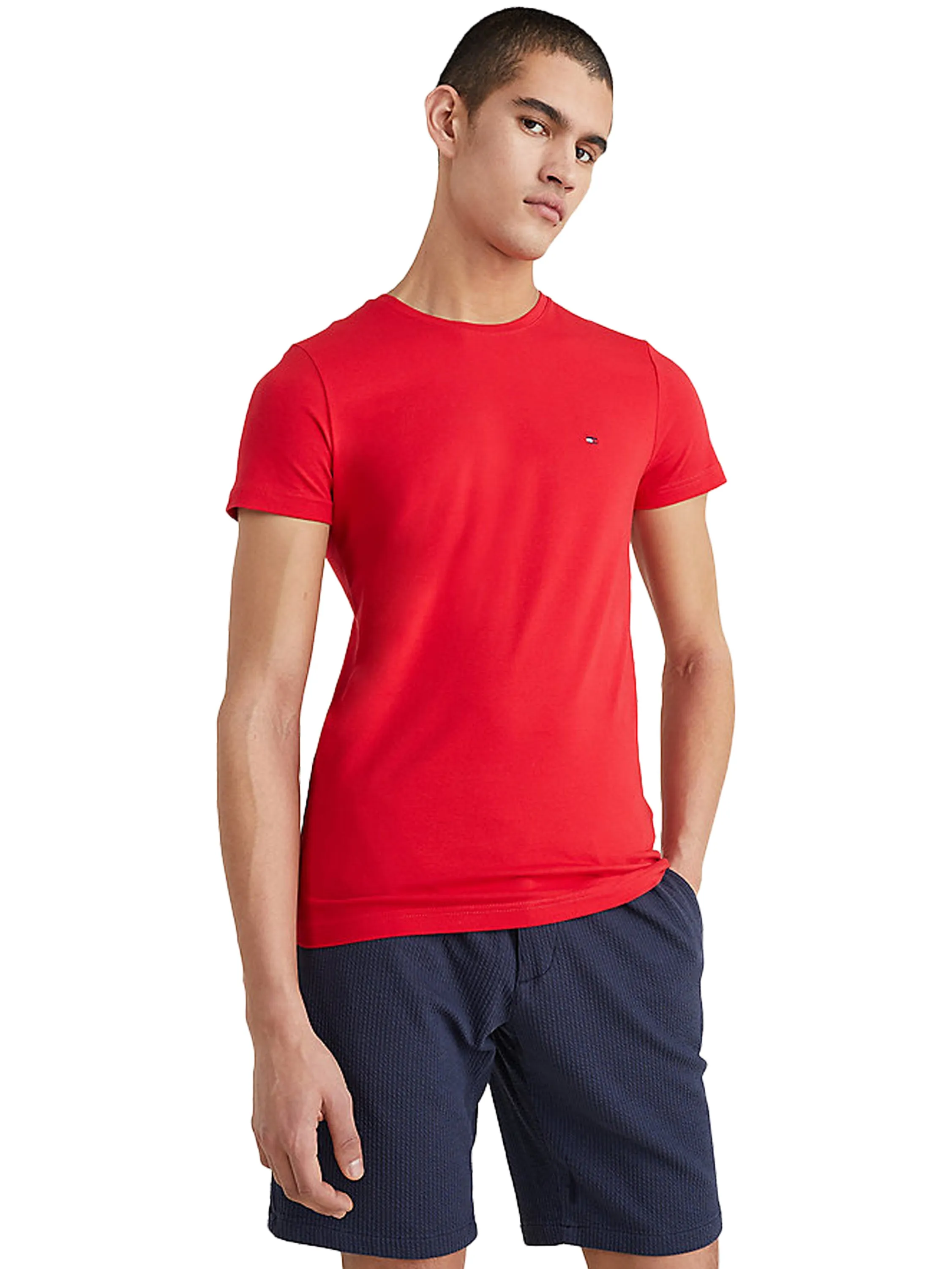 Tommy Hilfiger Cotton Slim Fit Crew Neck T-Shirt