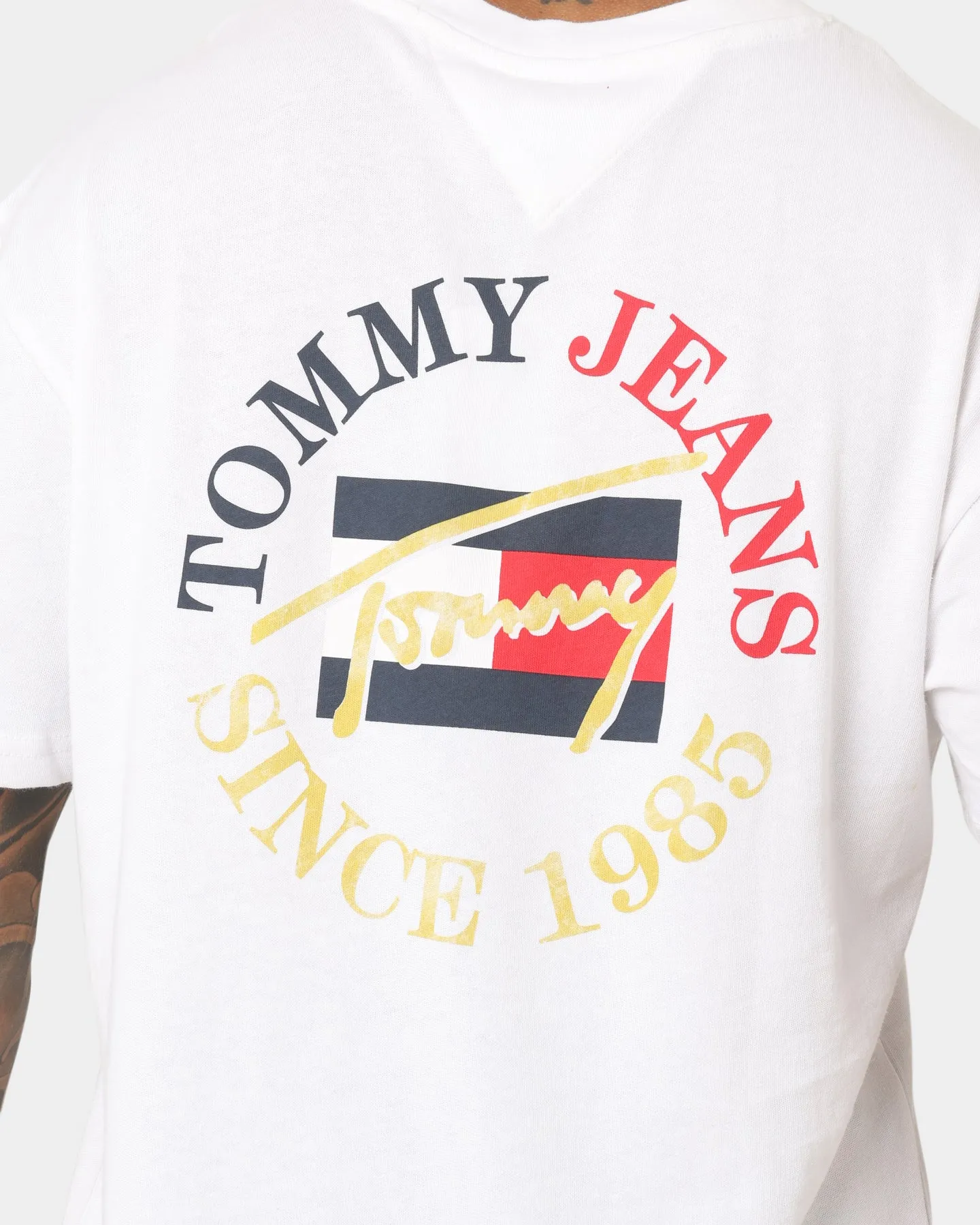 Tommy Jeans Vintage Circle T-Shirt Off White