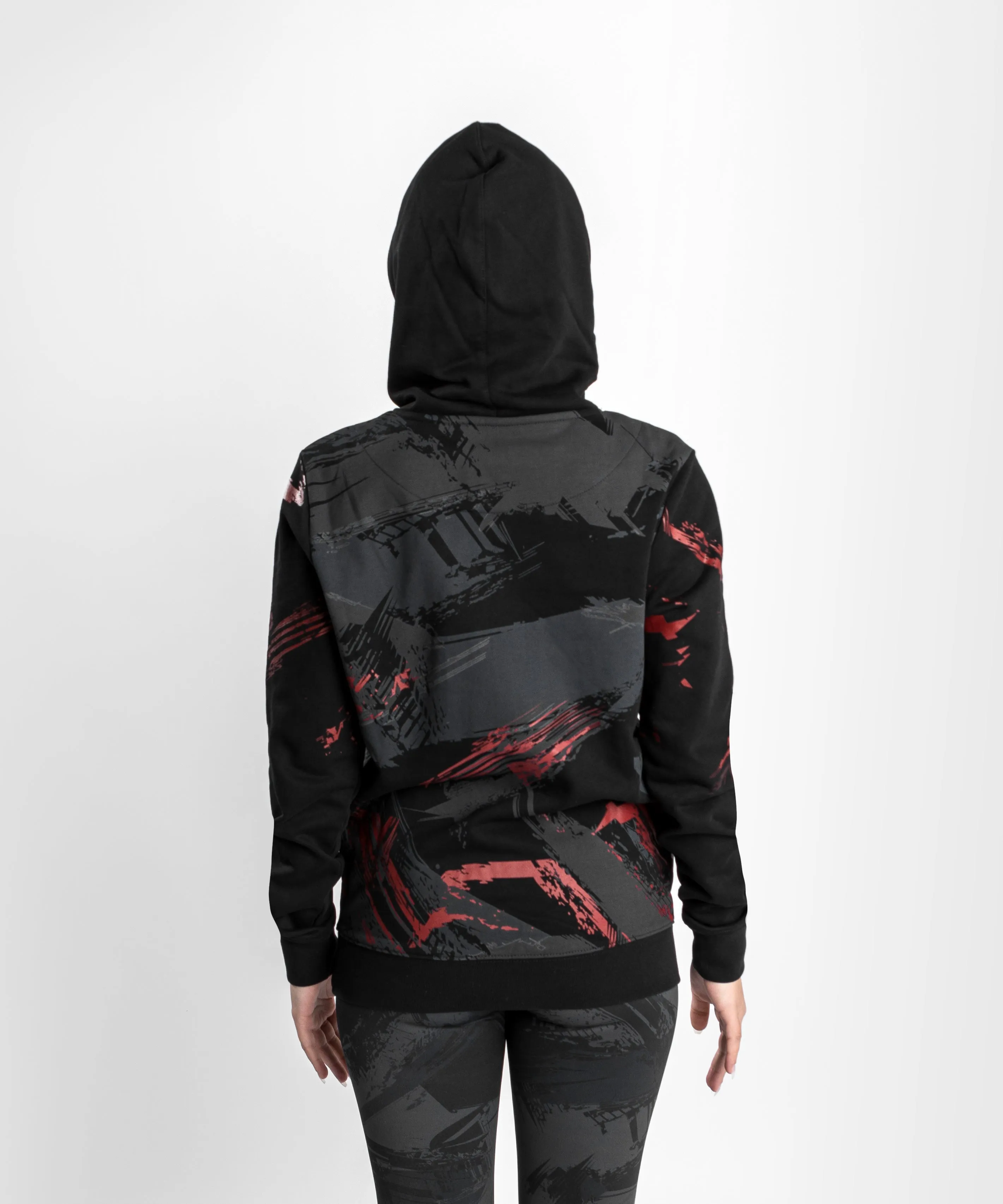 UFC Venum Authentic Fight Week 2.0 Women’s Pullover Hoodie - Black/Red