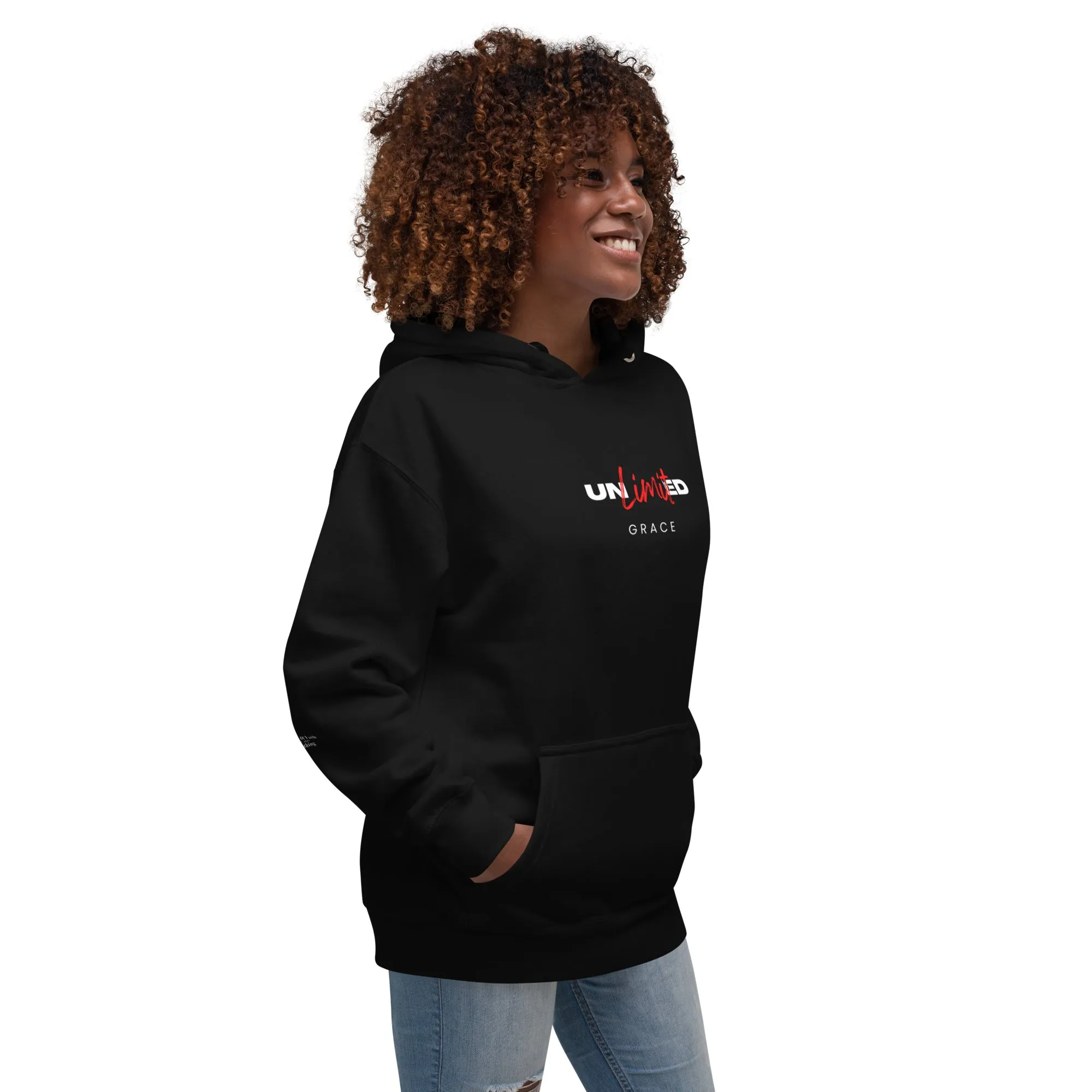 Unlimited Grace Unisex Pullover  Hoodie Black