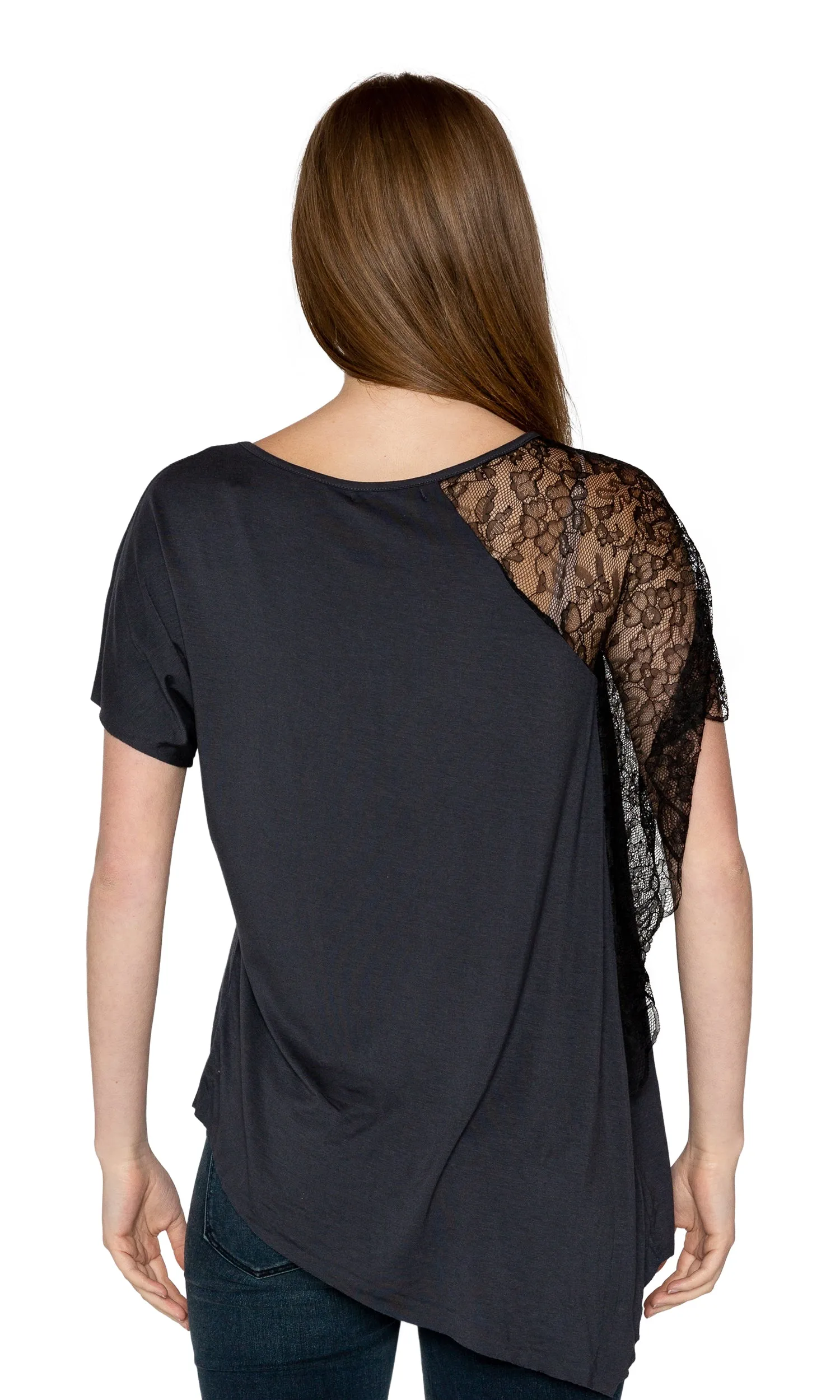 Velvet by Graham & Spencer Lulia Asymmetrical Hem Top