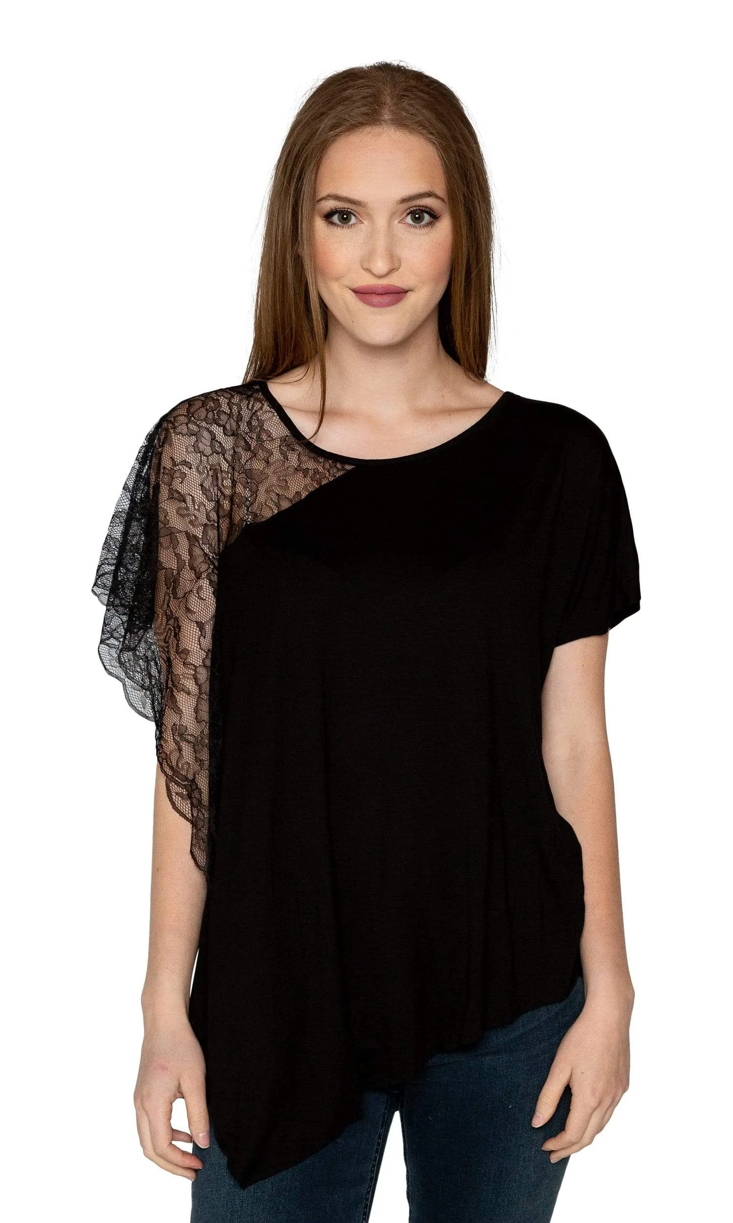 Velvet by Graham & Spencer Lulia Asymmetrical Hem Top