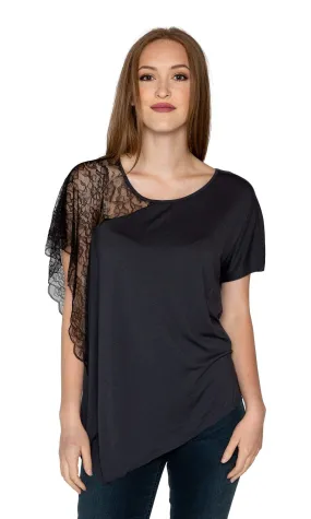 Velvet by Graham & Spencer Lulia Asymmetrical Hem Top