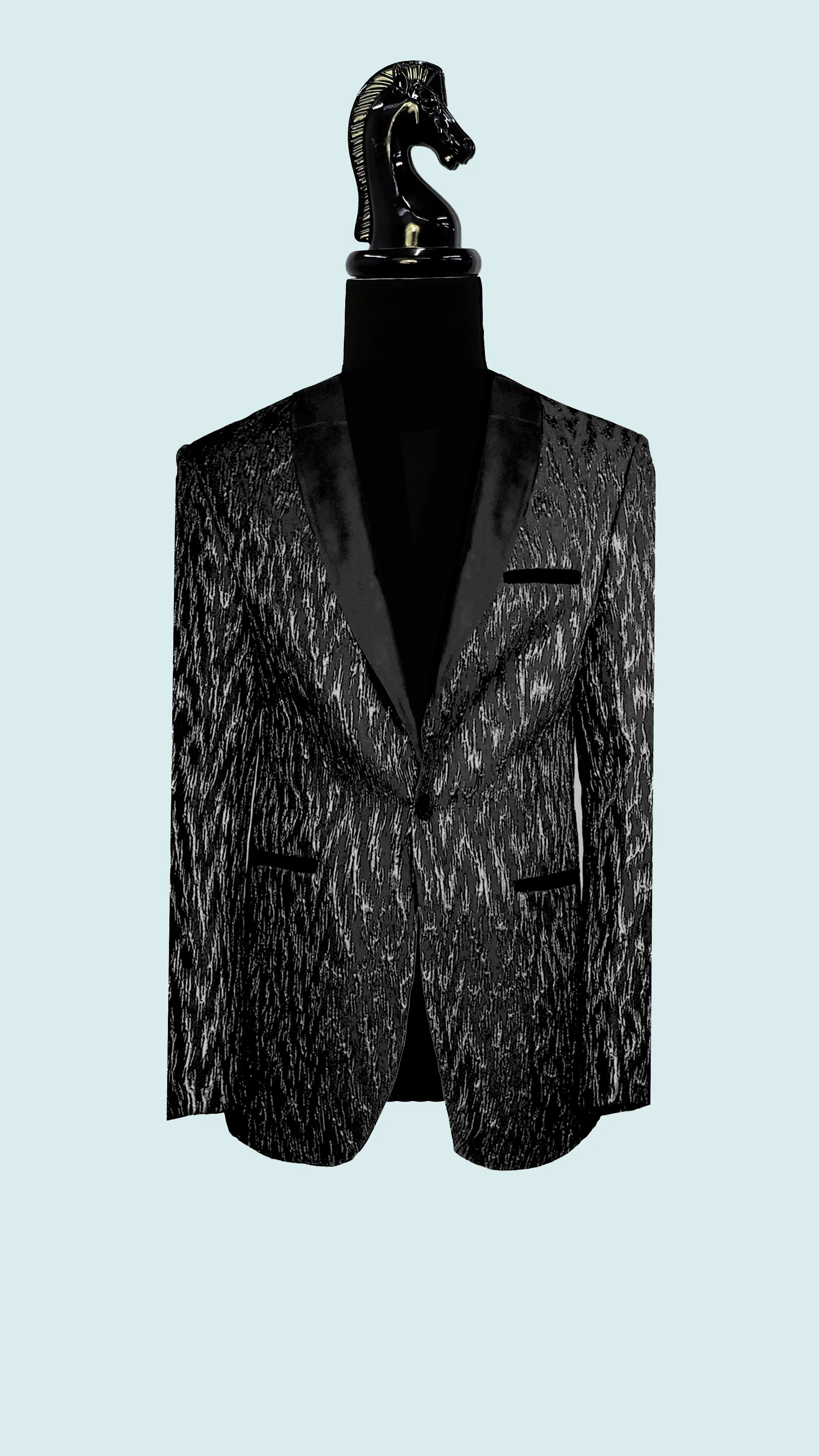 Vercini Onyx Elegance Tuxedo Blazer