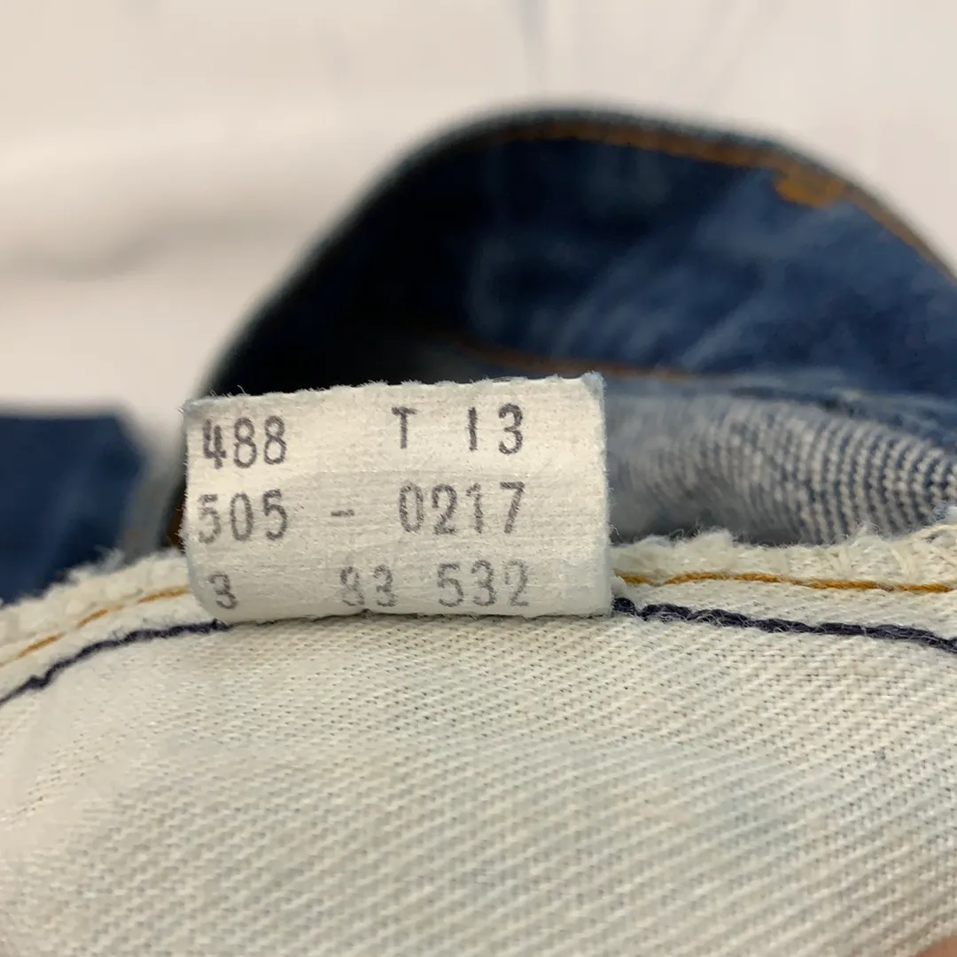 Vintage Levi’s 1960s Blue Denim Jeans - 31in