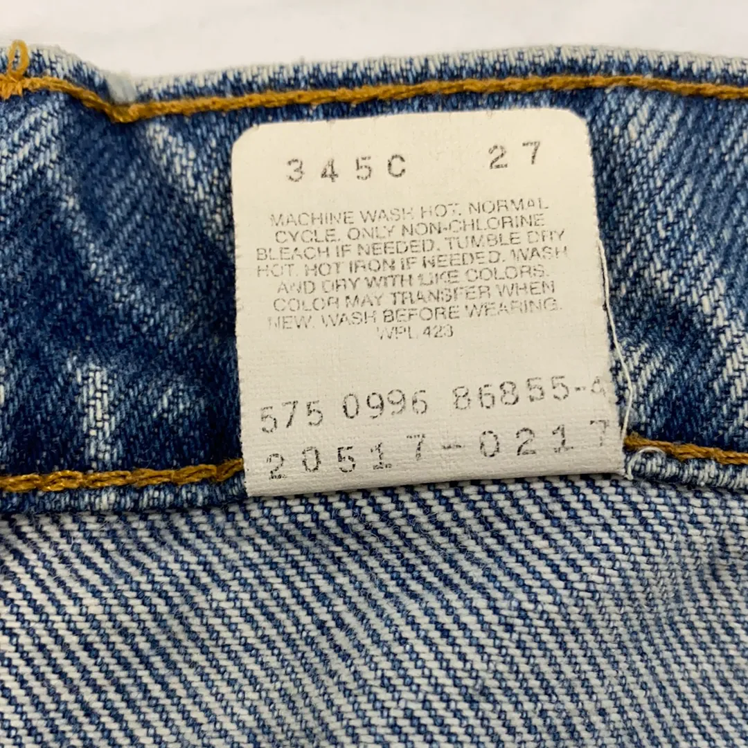 Vintage Levi’s 517 Blue Wash Denim pants Orange Label- W30