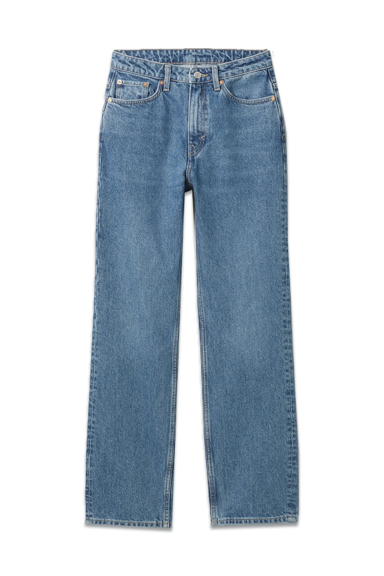 Voyage High Straight Jeans In Harper Blue