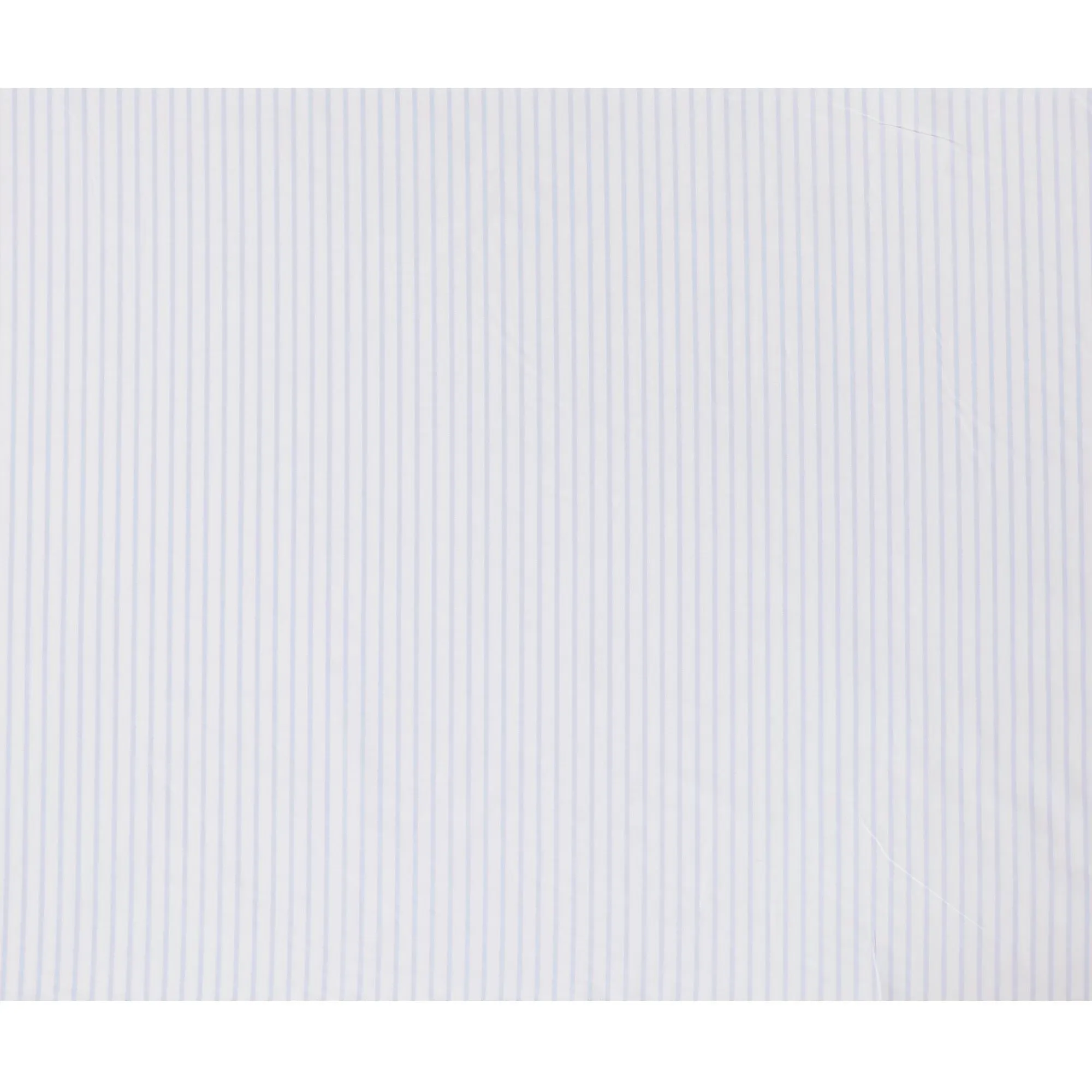 White Premium pure Swiss 100% cotton shirting fabric with baby blue print in stripe design-D16611