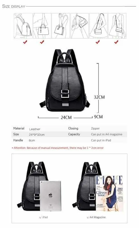 Women Leather Backpacks Just For You