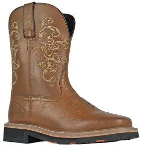 Women's Hoss Adah Brown Western, EH, SR, Soft Toe Boot