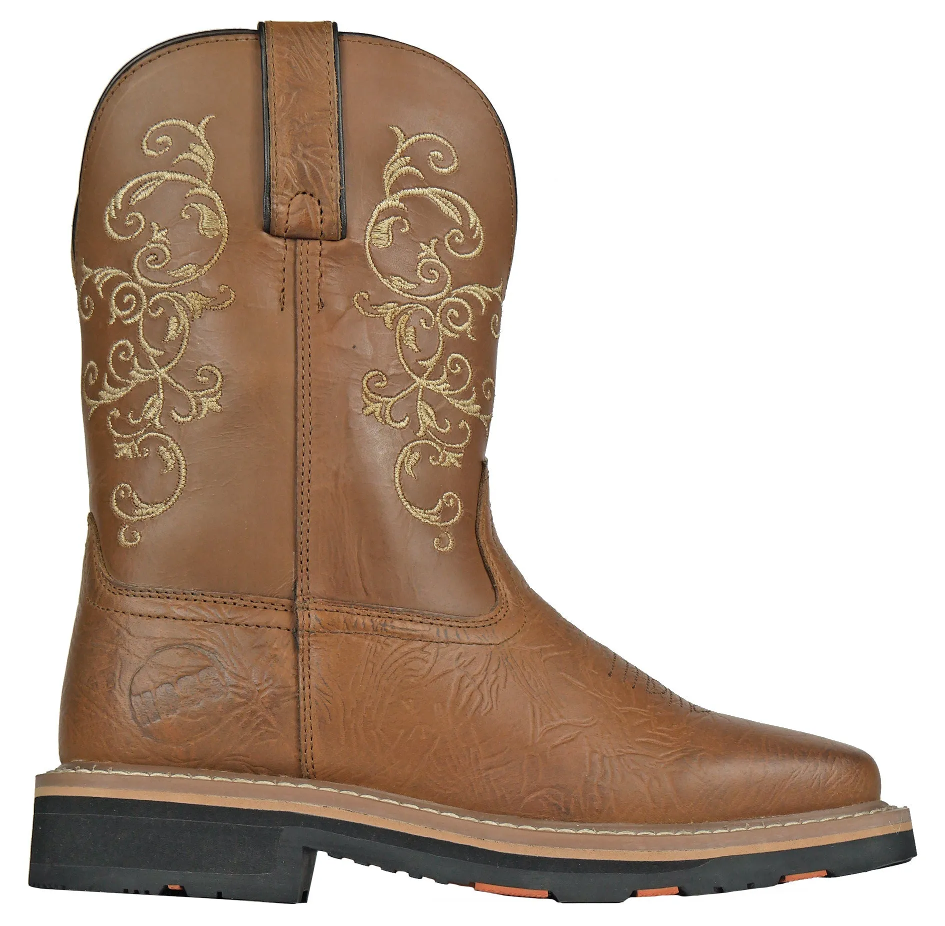 Women's Hoss Adah Brown Western, EH, SR, Soft Toe Boot