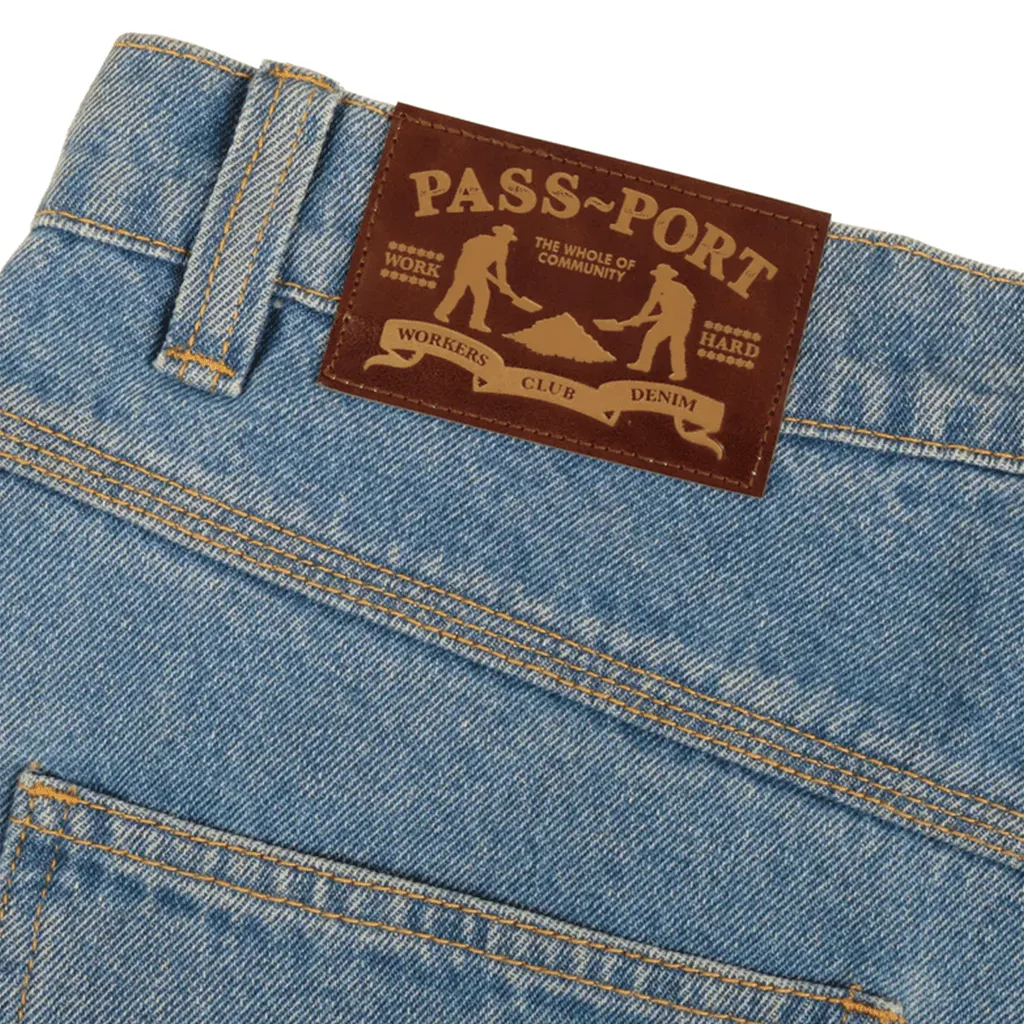 Workers club jeans - Washed light indigo