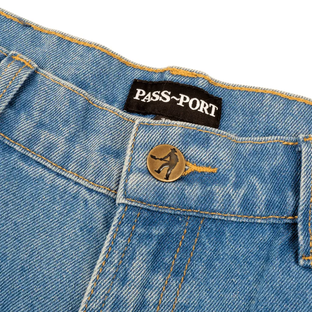 Workers club jeans - Washed light indigo