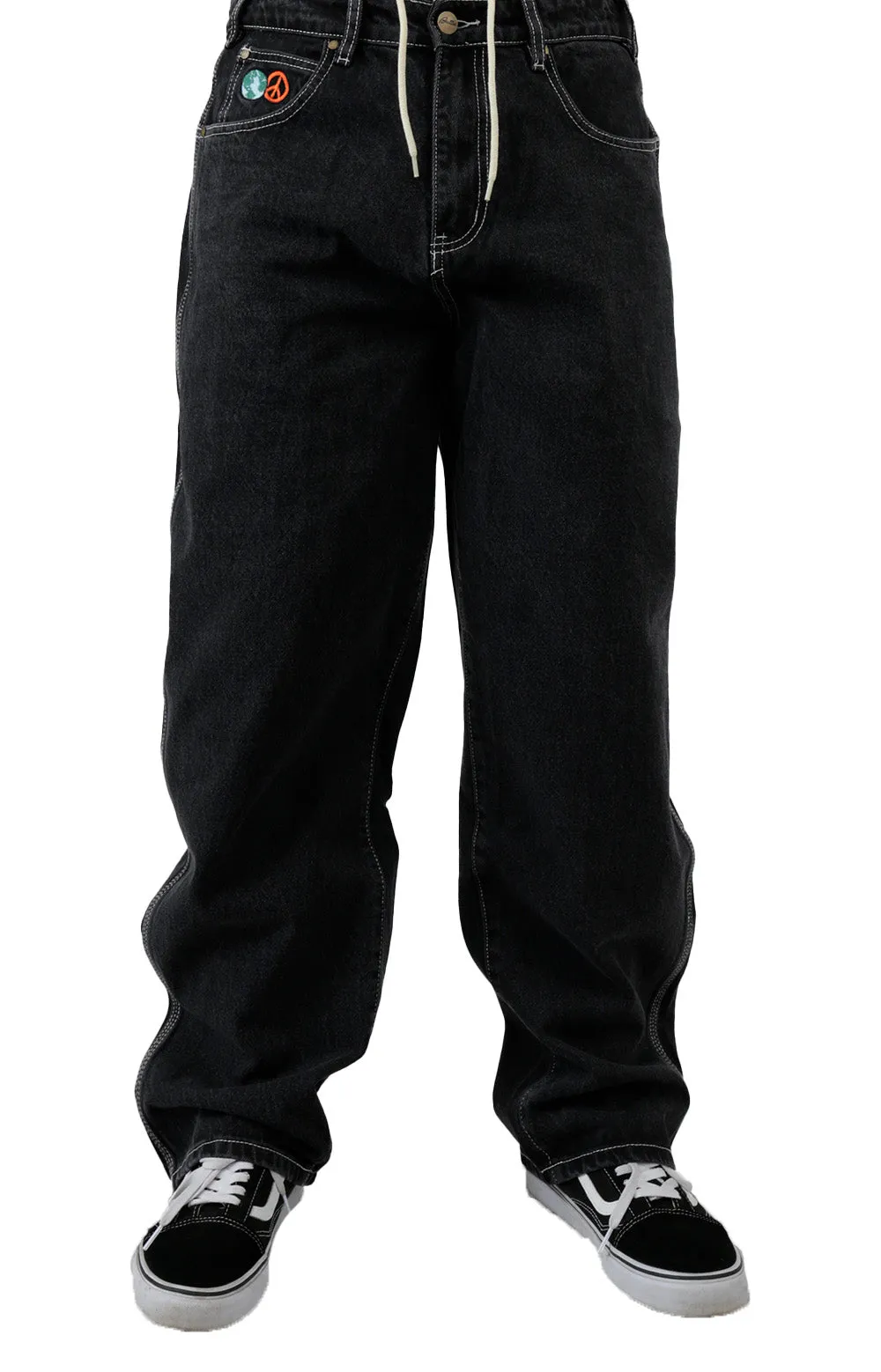 World Peace Denim Jeans - Washed Black