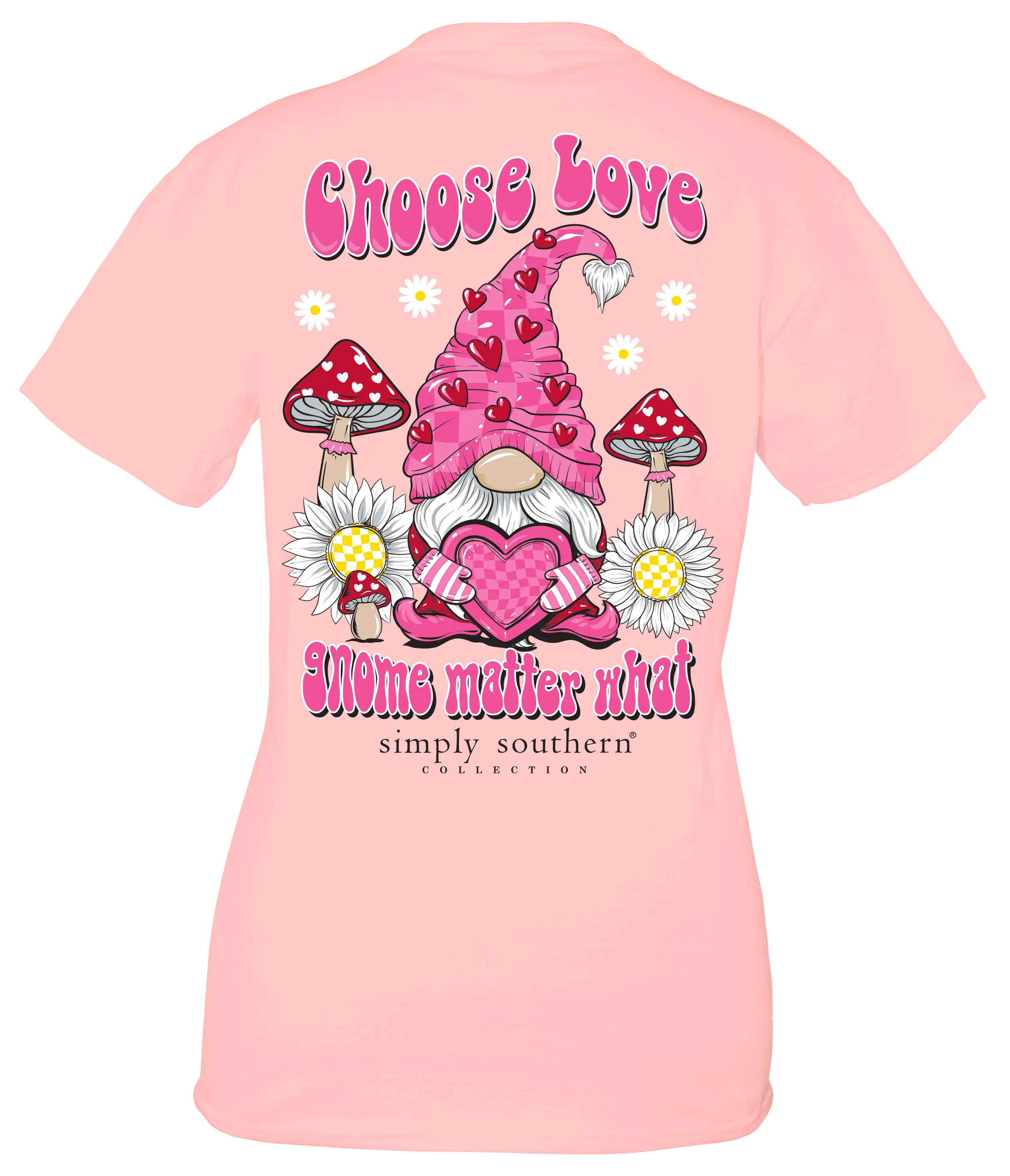 Youth 'Choose Love Gnome Matter What' Short Sleeve Tee by Simply Southern